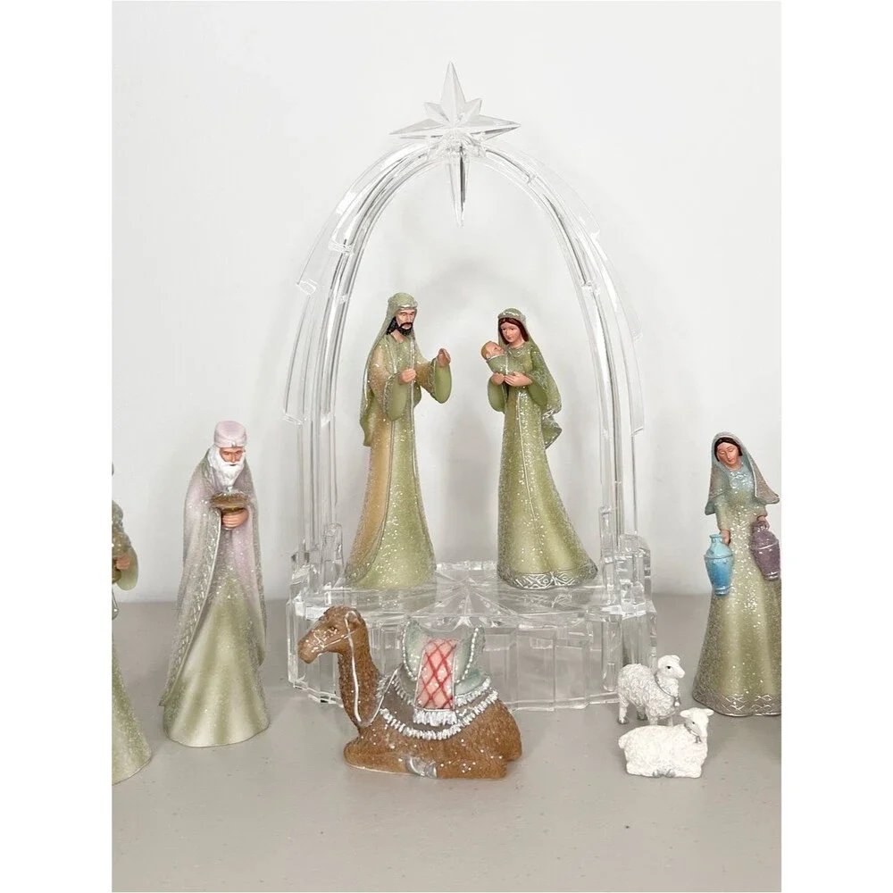 Hawthorne Village The Heavenly Blessings Christmas Tree Nativity With Crèche